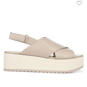 Vince leather platform sandals
